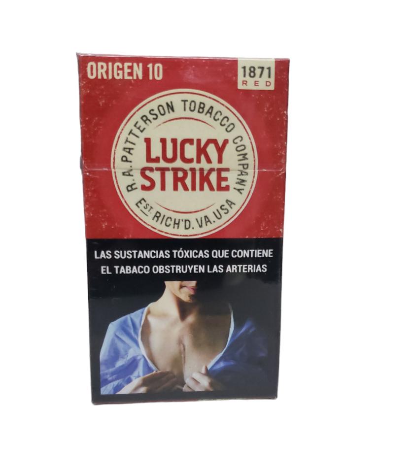 LUCKY STRIKE ORIGEN 10 RED